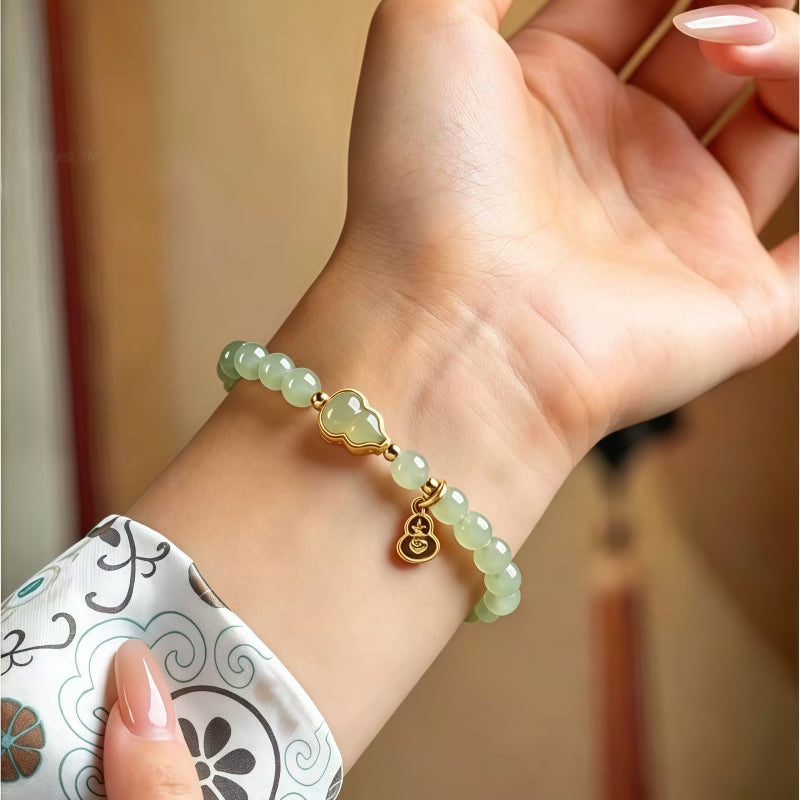 Bracelet Noble Cheval en Jade de Hetian