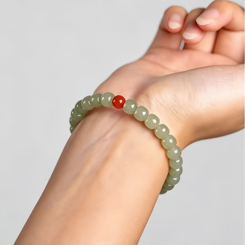 Bracelet Noble Cheval en Jade de Hetian