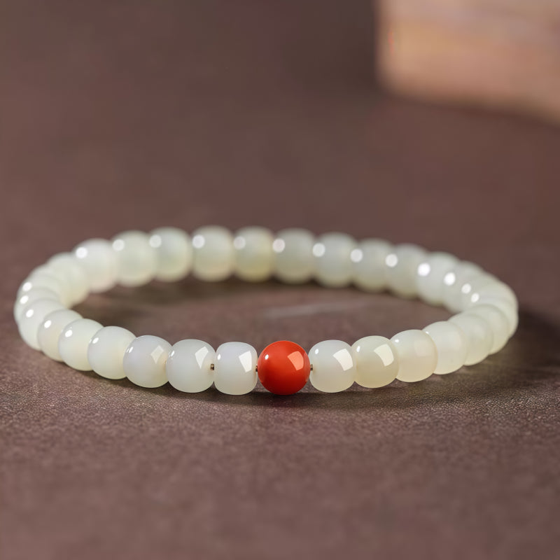 Bracelet Noble Cheval en Jade de Hetian