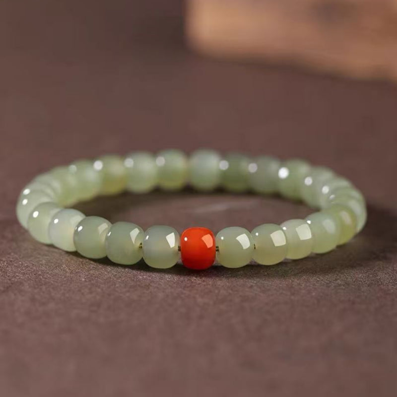 Bracelet Noble Cheval en Jade de Hetian