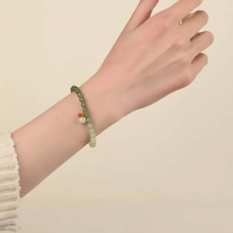 Bracelet Noble Cheval en Jade de Hetian