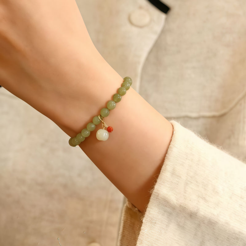 Bracelet Noble Cheval en Jade de Hetian