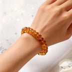 Bracelet en cristaux naturels du chakra du plexus solaire