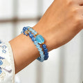 Bracelet aigue-marine Mana Bar
