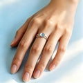Bague Aigue-Marine Ultra-Clair – Active le Chakra de la Gorge, Expression Claire, Attire les Bienfaiteurs