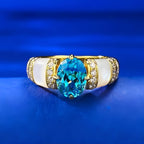 Bague Aigue-Marine Naturelle Rêveuse - Esprit Calme