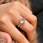 Bague Éclat de Quartz Rose