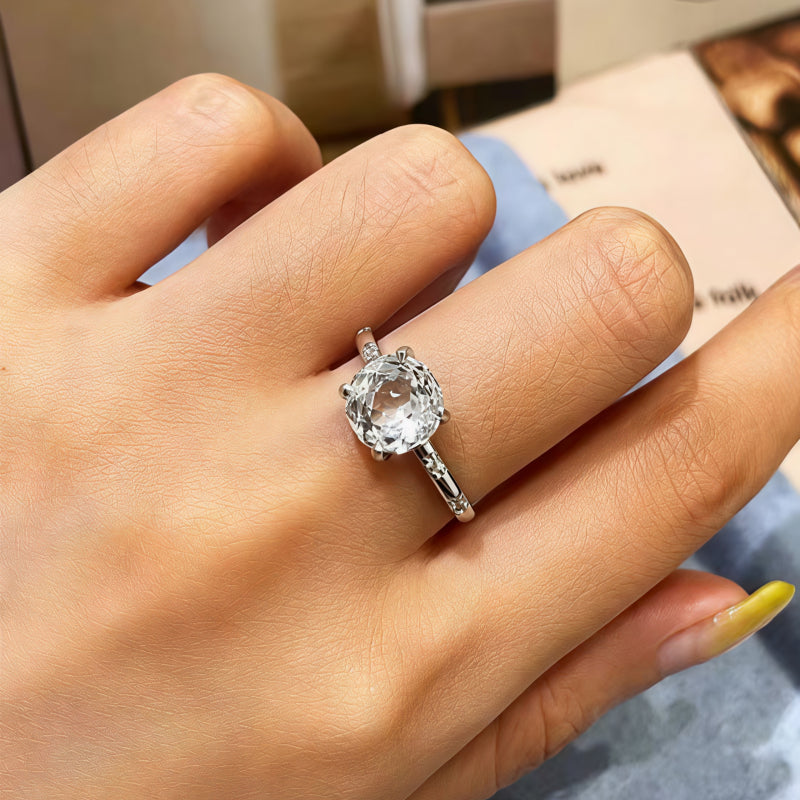 Pristine Natural Clear Crystal Ring - Full Imagination