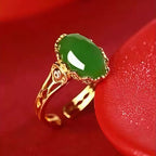 Bague porte-bonheur en Jade de Hetian – Une touche de chance au quotidien