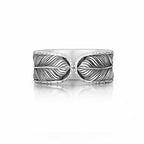 Feather Man Evil Eye Ring – Spiritual Guardian & Fortune Bringer
