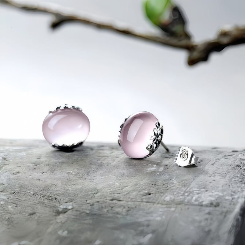 Boucles d'oreilles en cristal naturel Pure Love