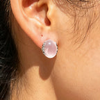 Boucles d'oreilles en cristal naturel Pure Love