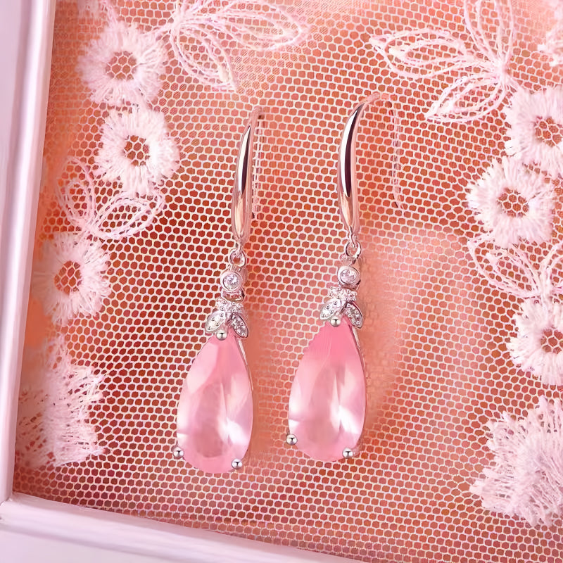 Boucles d'oreilles en cristal naturel Seraphina Roseveil