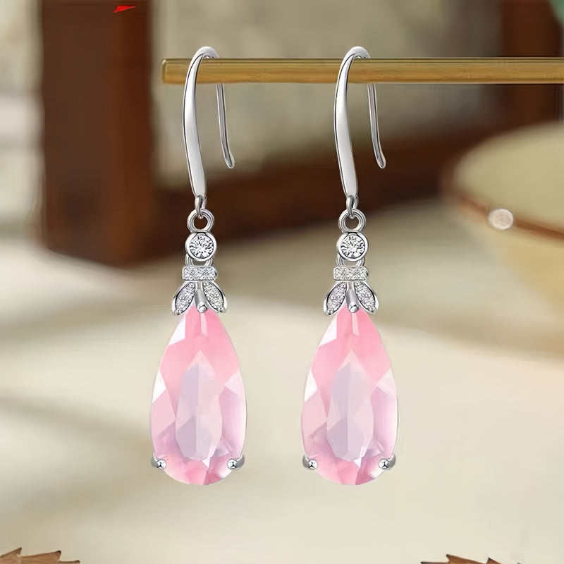 Boucles d'oreilles en cristal naturel Seraphina Roseveil
