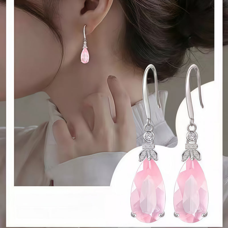 Boucles d'oreilles en cristal naturel Seraphina Roseveil