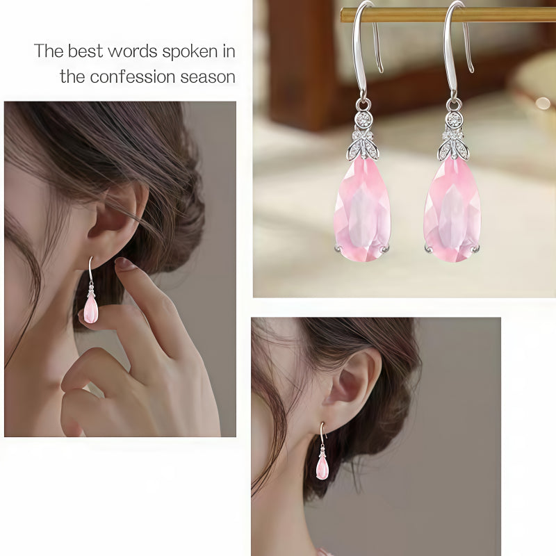 Boucles d'oreilles en cristal naturel Seraphina Roseveil