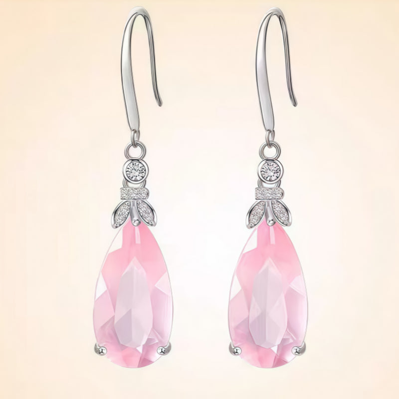 Boucles d'oreilles en cristal naturel Seraphina Roseveil