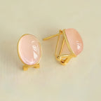 Boucles d'oreilles en cristaux naturels Paix Amour Guérison