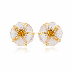 Boucles d'oreilles en cristal naturel Lumina Fervor