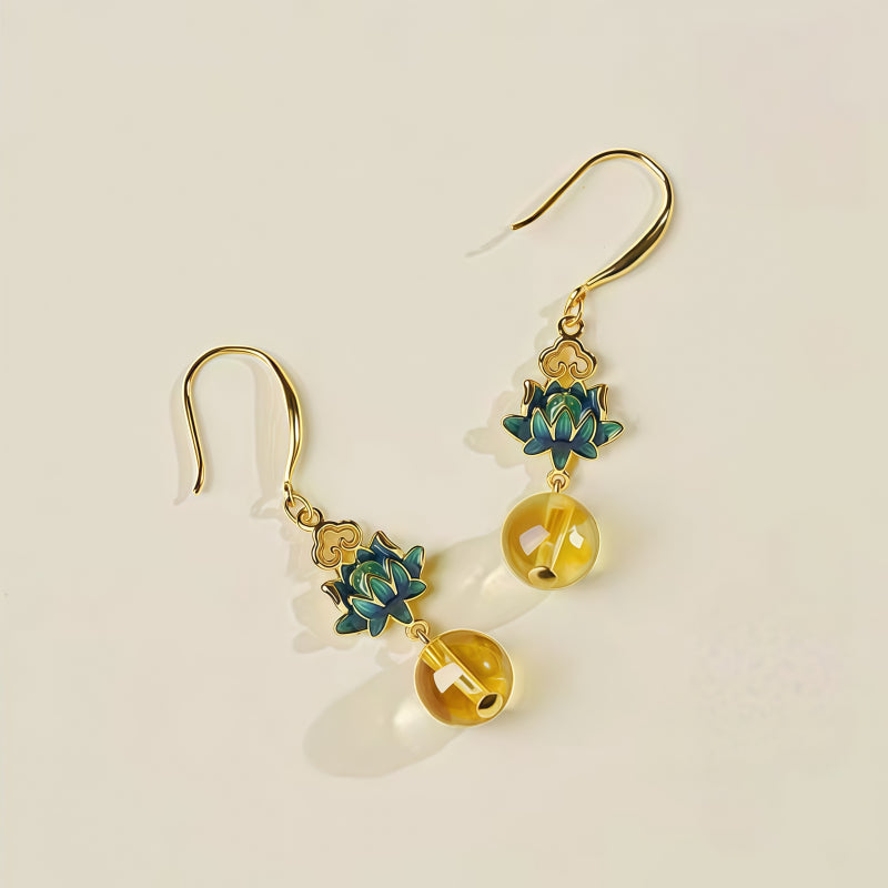 Boucles d'oreilles Verve Cristal Naturel Solace