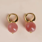Boucles d'oreilles en cristal naturel "Blossom Love"