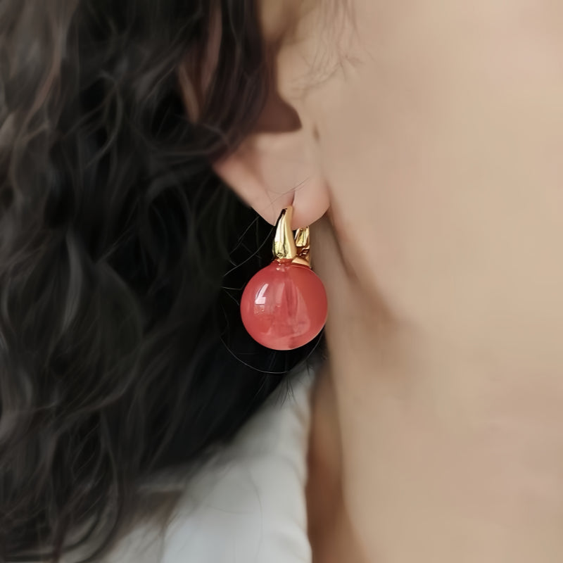 Boucles d'oreilles en cristal naturel "Blossom Love"