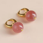 Boucles d'oreilles en cristal naturel "Blossom Love"