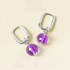 Boucles d'oreilles Calme et Vigilance en Cristal Naturel