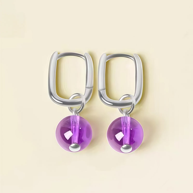 Boucles d'oreilles Calme et Vigilance en Cristal Naturel