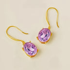 Boucles d'oreilles Thalassa en cristal naturel