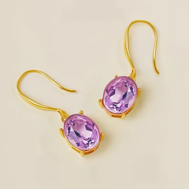 Boucles d'oreilles Thalassa en cristal naturel