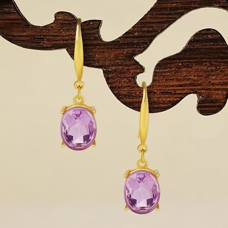Boucles d'oreilles Thalassa en cristal naturel