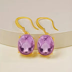 Boucles d'oreilles Thalassa en cristal naturel