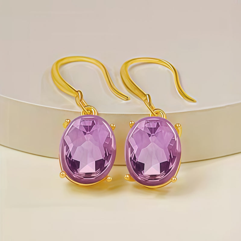 Boucles d'oreilles Thalassa en cristal naturel