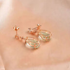 Boucles d'oreilles Eirene Prosper en cristal naturel