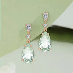 Boucles d'oreilles Eirene Prosper en cristal naturel