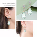 Boucles d'oreilles Eirene Prosper en cristal naturel