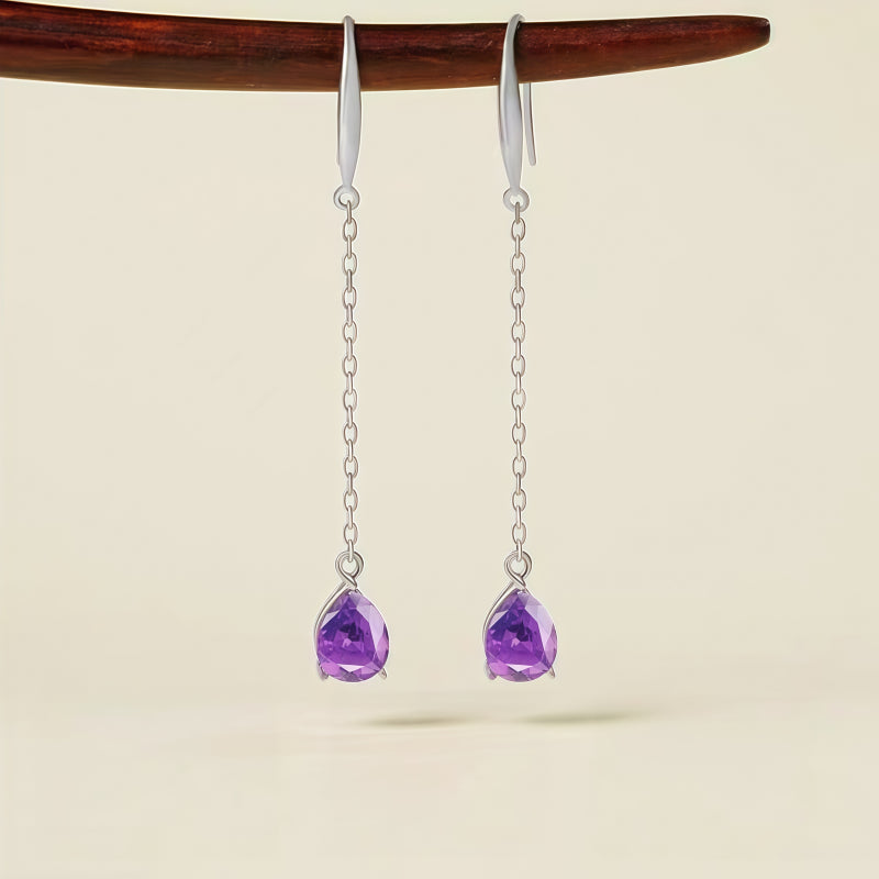 Boucles d'oreilles Lira Vantage en cristal naturel