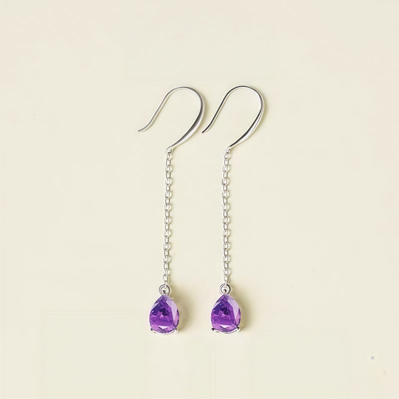 Boucles d'oreilles Lira Vantage en cristal naturel