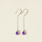 Boucles d'oreilles Lira Vantage en cristal naturel