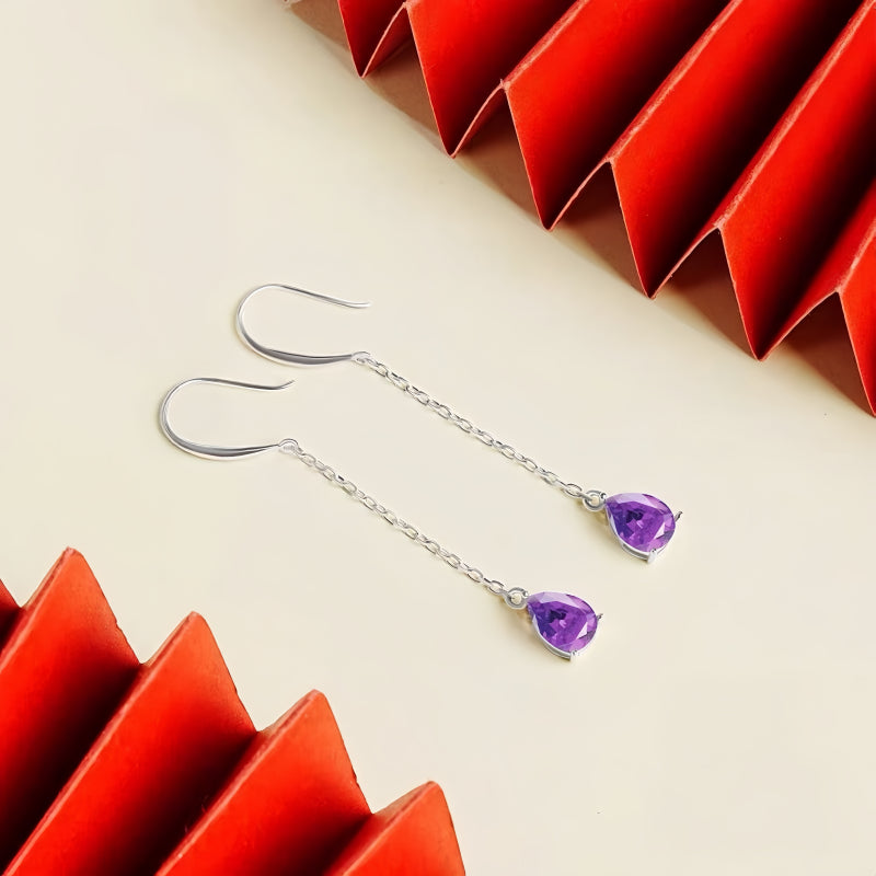 Boucles d'oreilles Lira Vantage en cristal naturel