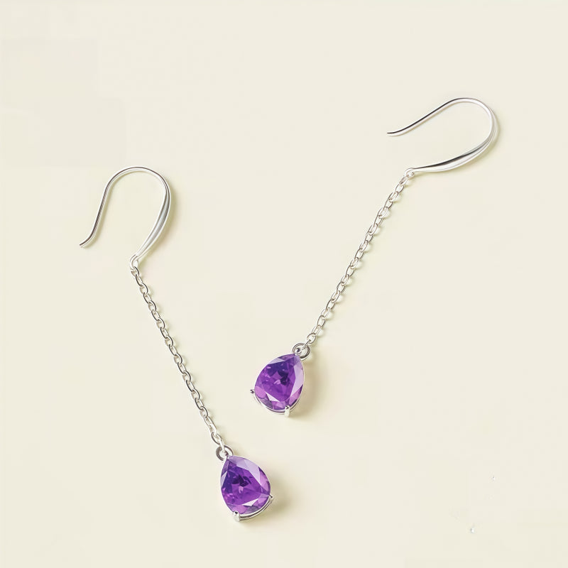 Boucles d'oreilles Lira Vantage en cristal naturel