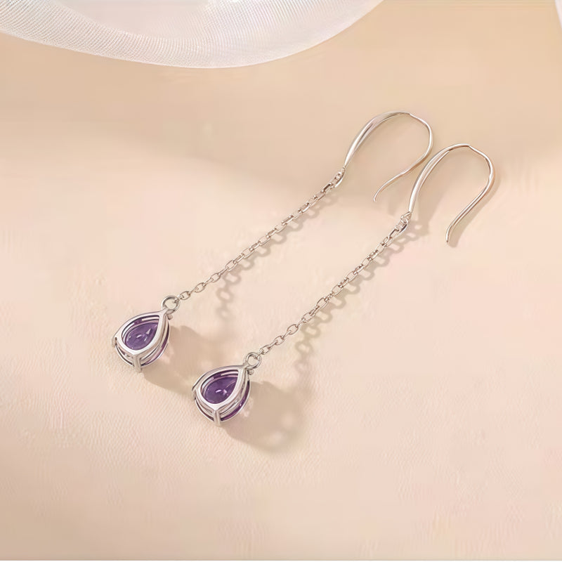 Boucles d'oreilles Lira Vantage en cristal naturel
