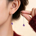 Boucles d'oreilles Lira Vantage en cristal naturel