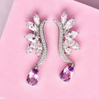 Boucles d'oreilles Calista Guard en cristal naturel