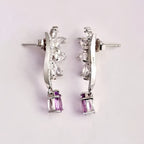 Boucles d'oreilles Calista Guard en cristal naturel