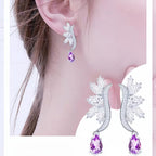 Boucles d'oreilles Calista Guard en cristal naturel