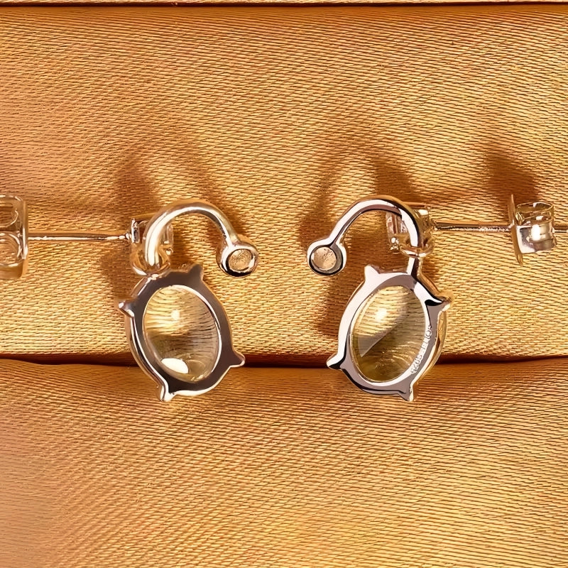 Boucles d'oreilles en cristal naturel Veridia