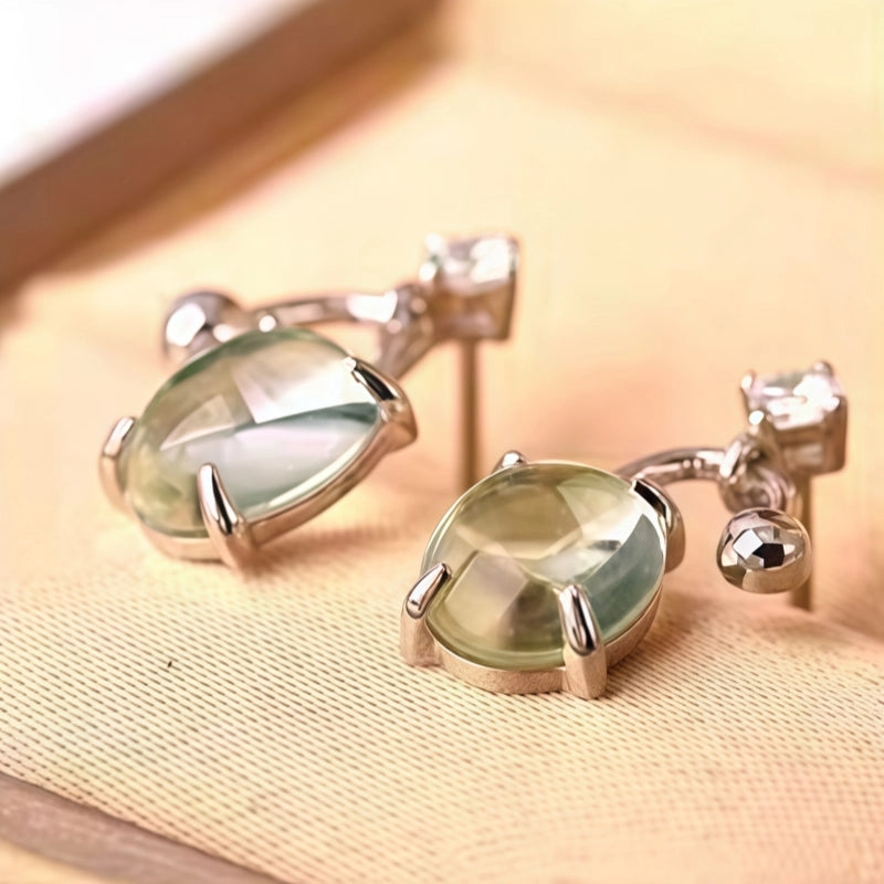 Boucles d'oreilles en cristal naturel Veridia