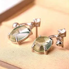 Boucles d'oreilles en cristal naturel Veridia